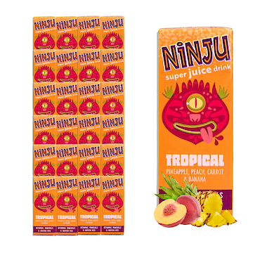 Product image of Ninju Tropical Super Juice 200ml - Case of 24 by Ninju