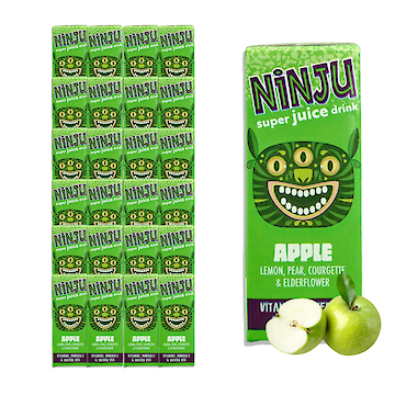 Product image of Ninju Apple Super Juice 200ml - Case of 24 by Ninju