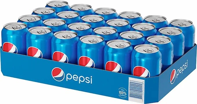 Product image of Pepsi Regular - Wholesale Multipack Cans (24 x 330ml) by Pepsi