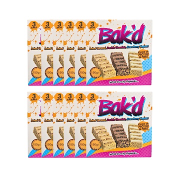 Product image of Bak'd Protein Flapjack Selection Box (Case of 12) by Pearl's Cafe