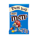 Product image of M&Ms Crispy Treat Bag 16 x 77g by M&M