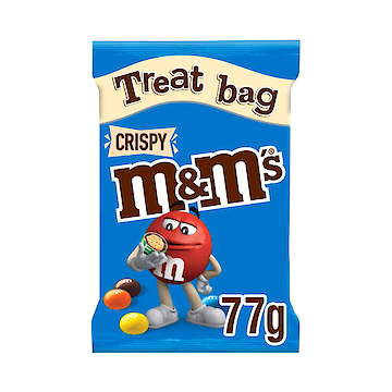 Product image of M&Ms Crispy Treat Bag 16 x 77g by M&M