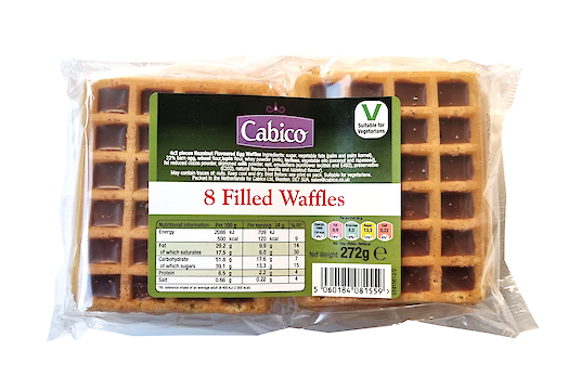 Product image of Chocolate Filled Waffles by Cabico