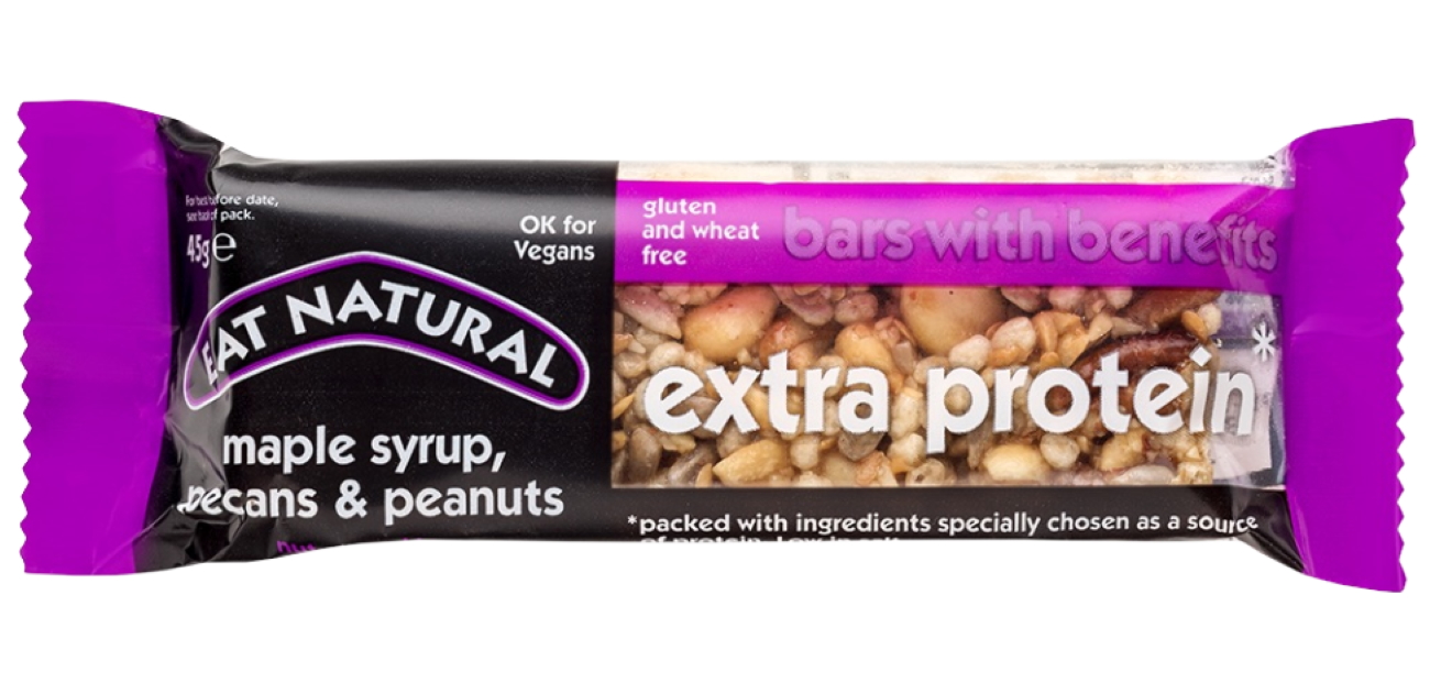 Wholesale Extra Protein Bar With Maple Syrup, Pecans & Peanuts By Eat  Natural | C&R Snacking, Kent Wholesaler