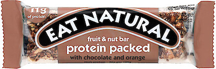 Product image of Protein Packed Fruit & Nut Bar with Chocolate & Orange by Eat Natural