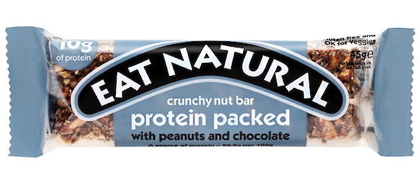 Product image of Protein Packed Nut Bar with Peanuts & Chocolate by Eat Natural