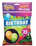 Product image of 'Happy Birthday' Balloons 25pk by Jaunty Partyware